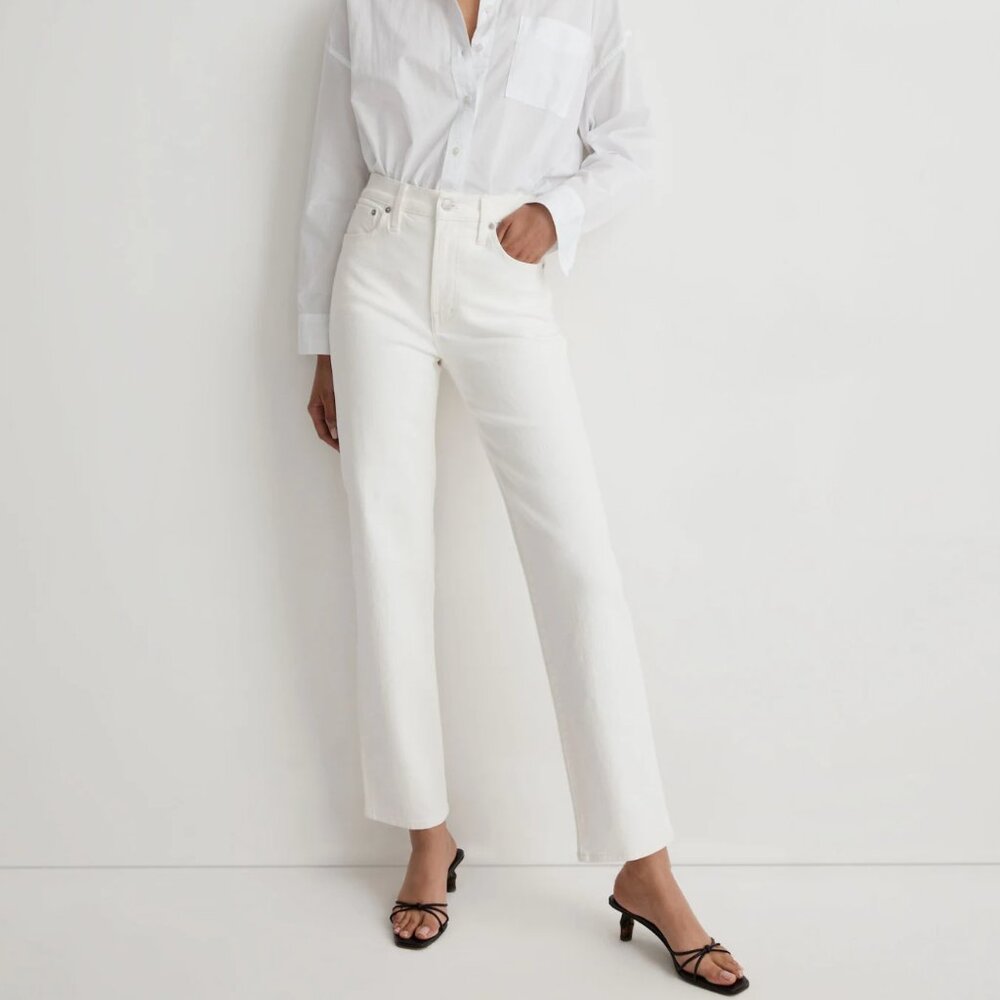 Madewell The Perfect Vintage Jean White 28